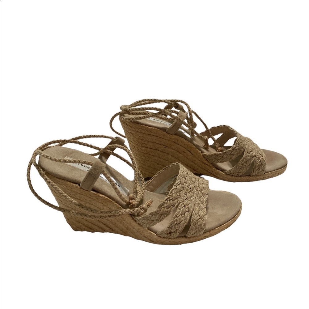 Stubbs and Wootton Ankle Wrap Wedges - size 8